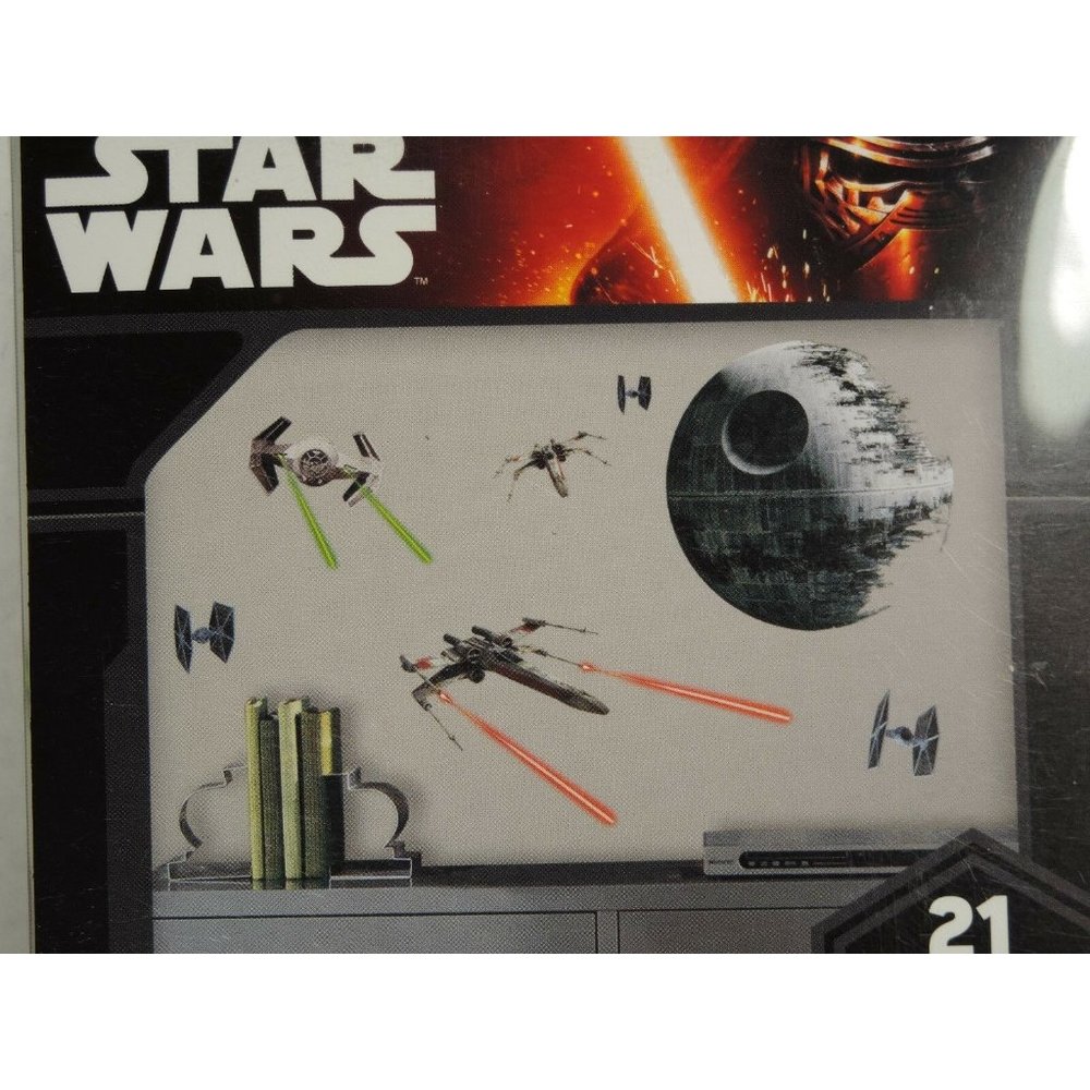 Disney Star Wars 21 Wall Decals Stickers Removable Repositionable Reusable Home - Picture 3 of 12